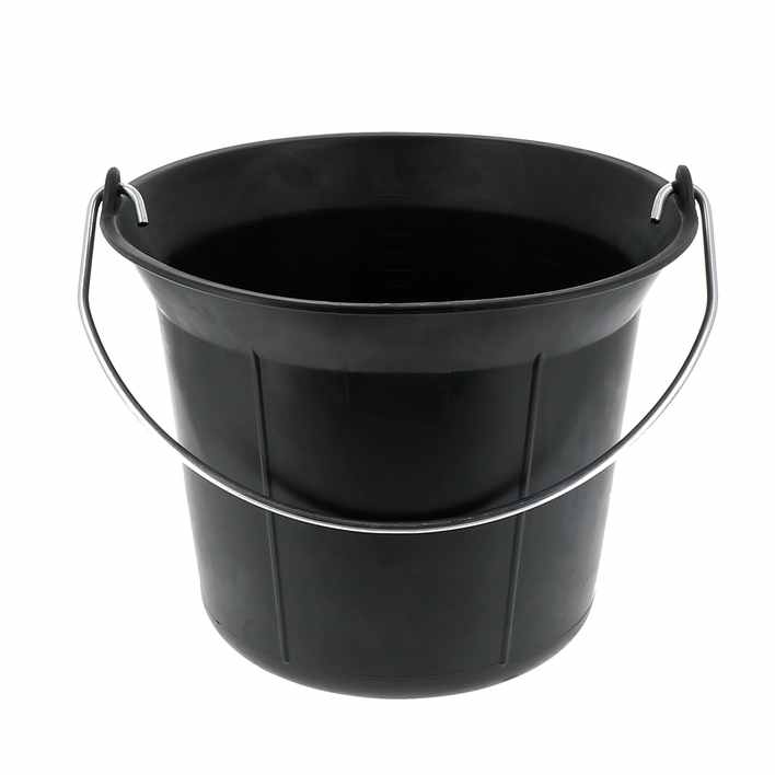 Seau  11L - caoutchouc + PET - diam.max 300 mm- anse 6mm 