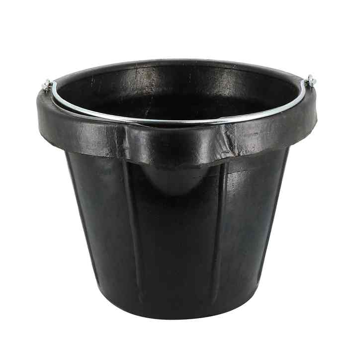 Seau caoutchouc 12 L - anse Ø6mm 
