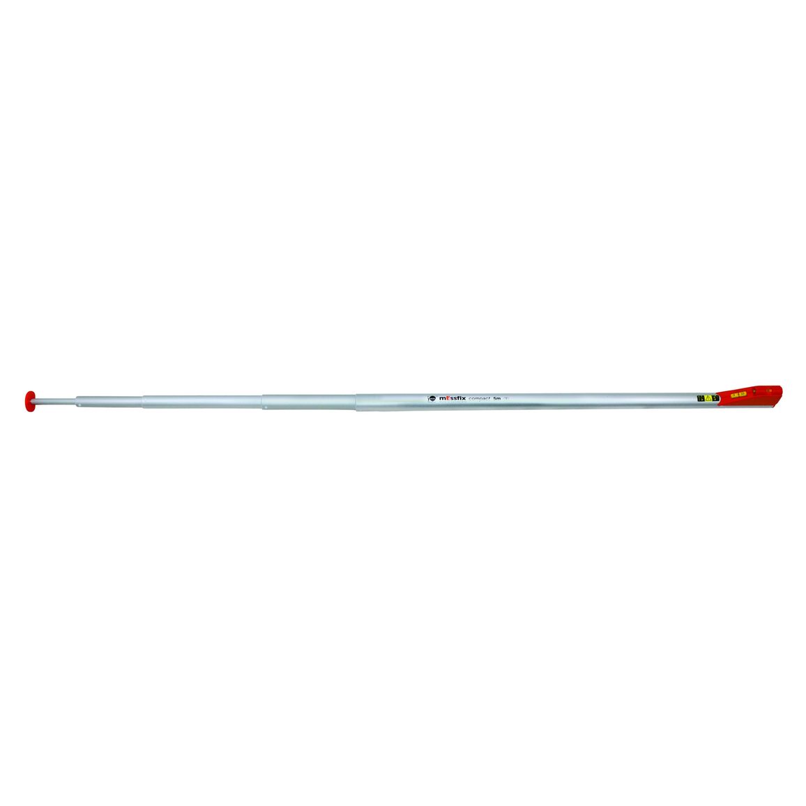 Canne télescopique 5 m ruban acier-lg replié1m-étui 