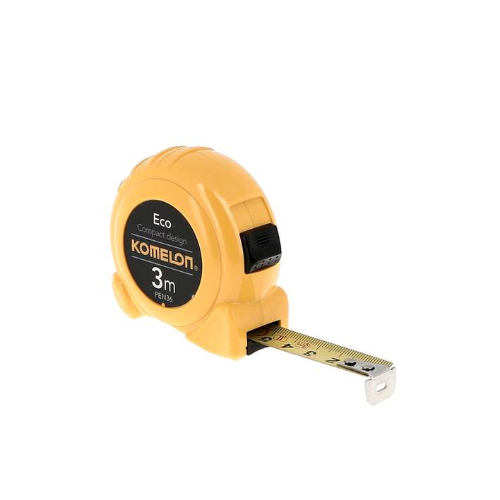 3M X 16mm  - boîtier ABS compact - ruban jaune - blocage PEN36 