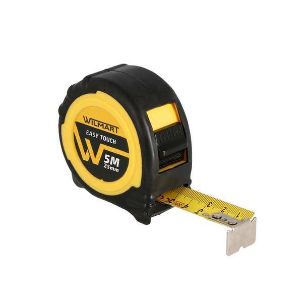 5M25mm-EASY.TOUCH-boitier bi-matière  noir/jaune-double stop-clip