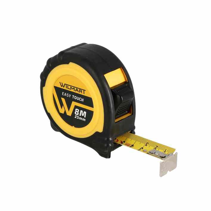 8M25mm-EASY.TOUCH-boitier bi-matière -noir/jaune-double stop-clip 