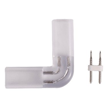5 connecteurs en L plat pour rubans LED 81021X, 81022X (à coller)