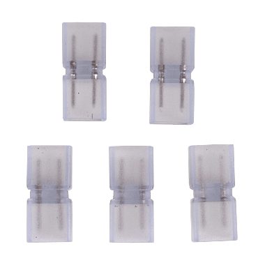 5 connecteurs droits à picots pour rubans LED 81021X,81022X(à coller)