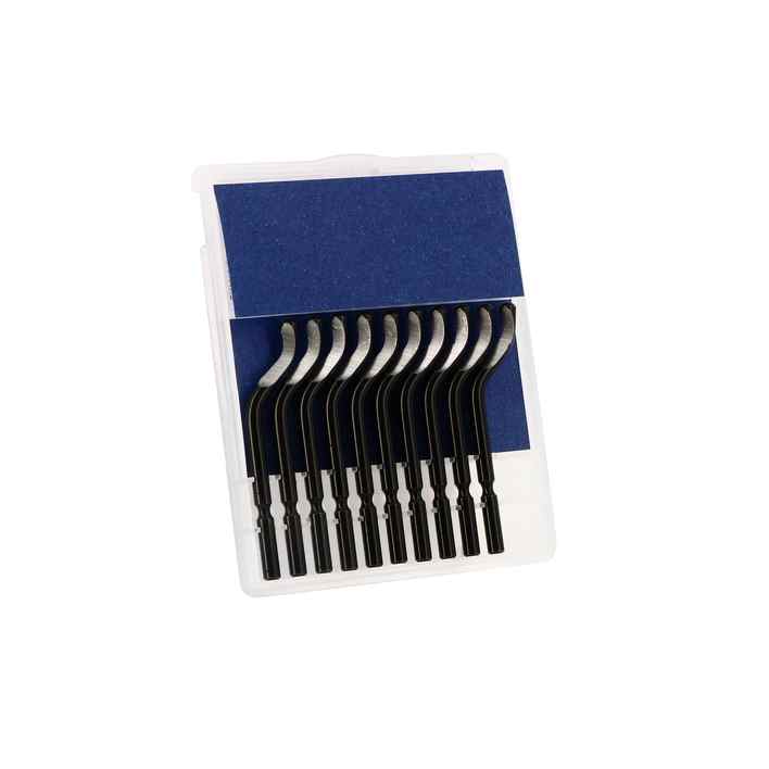 Lot de 10 Lames Type S35 Ø3.2mm HSS DG (Laiton fonte)8NNBS351000
