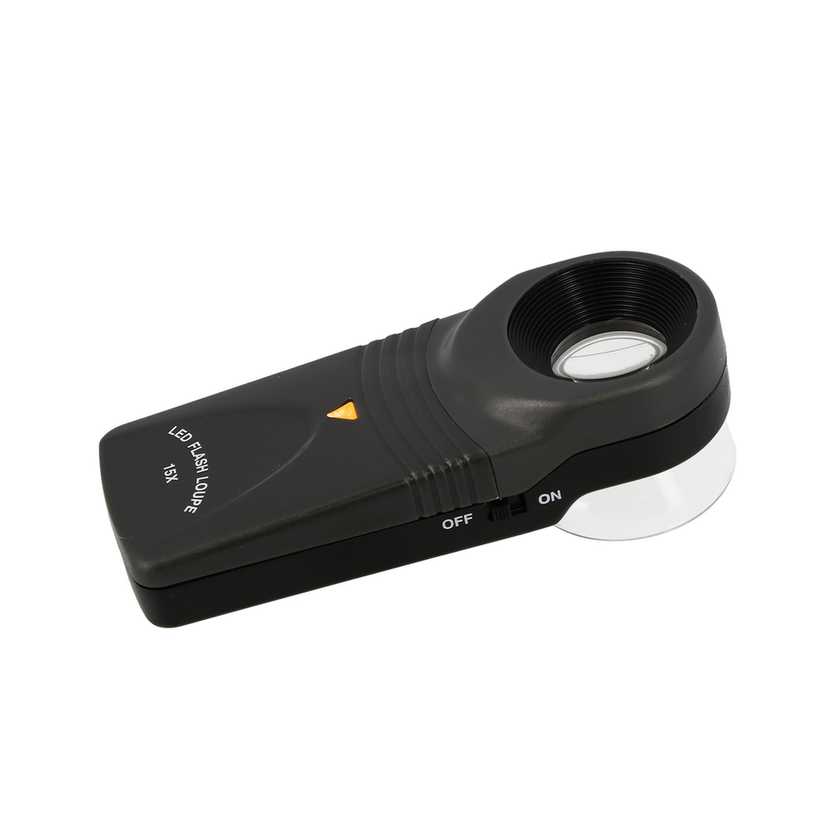 Loupe éclairante à poser - Ø lentille 21 mm  -  15X  