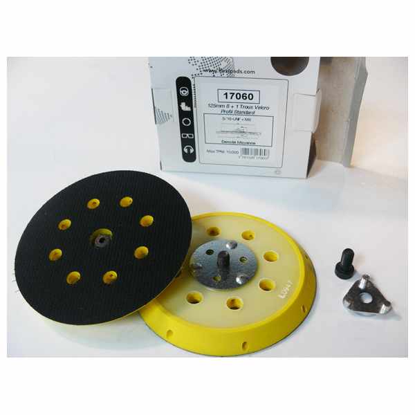 Plateau Poly Pro Velcro D125 8Trous Kitm9