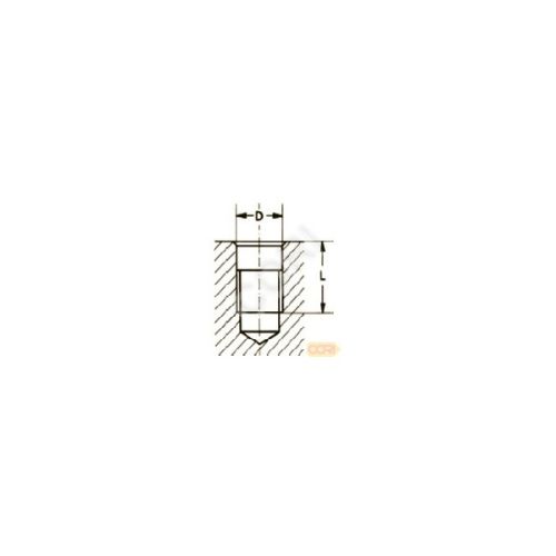 Mandrin ss clé percé 1,5-10  - 3/8 x 24 Réversible