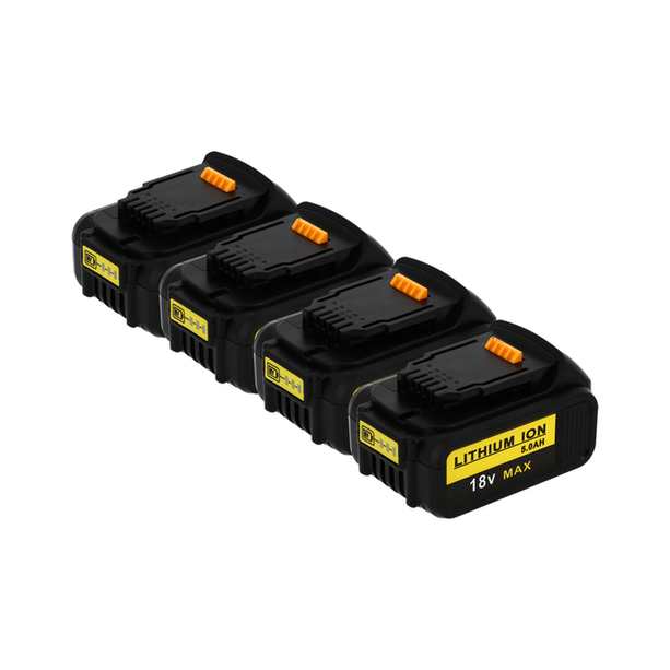 Pack 4 batteries compatible Dewalt 18V 5Ah